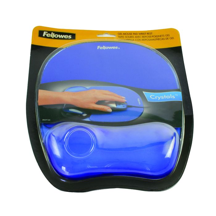 Crystal Gel Mouse Pad - Blue