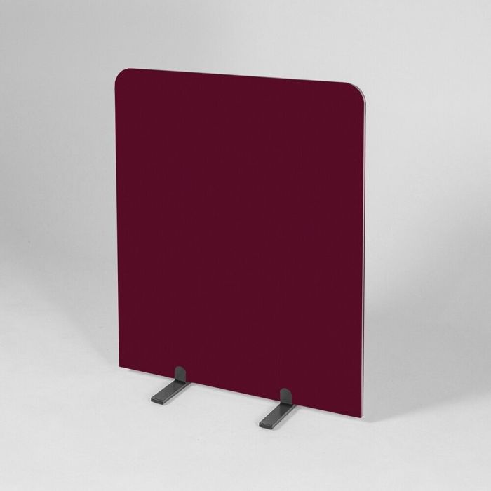 BusyScreen Curve Screen - 1200 x 1000mm (HxW) - Burgundy