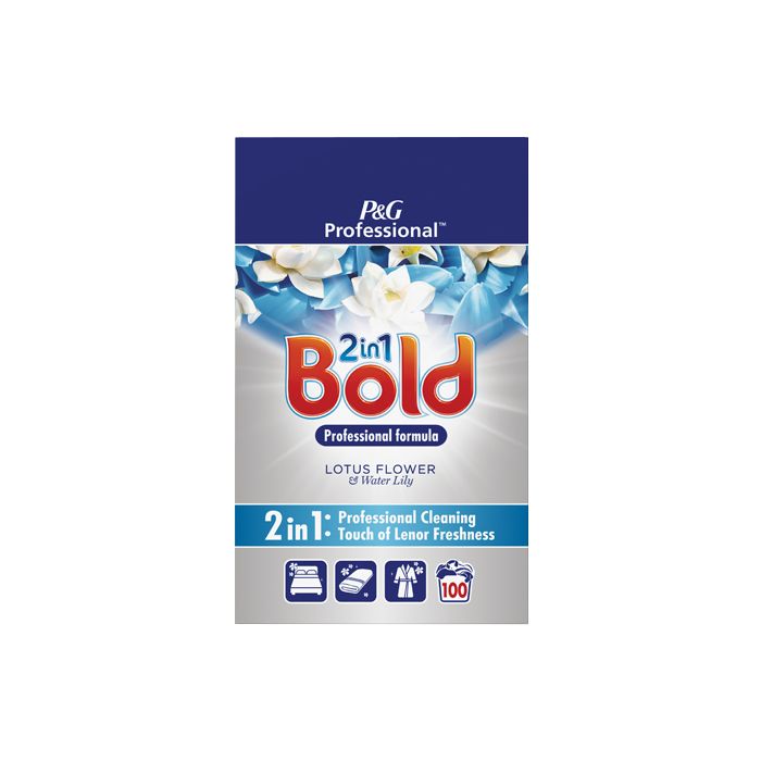 Bold Professional 2 in1 Dett & Fabric Softner Crystl Rain & Lily 90 Scp