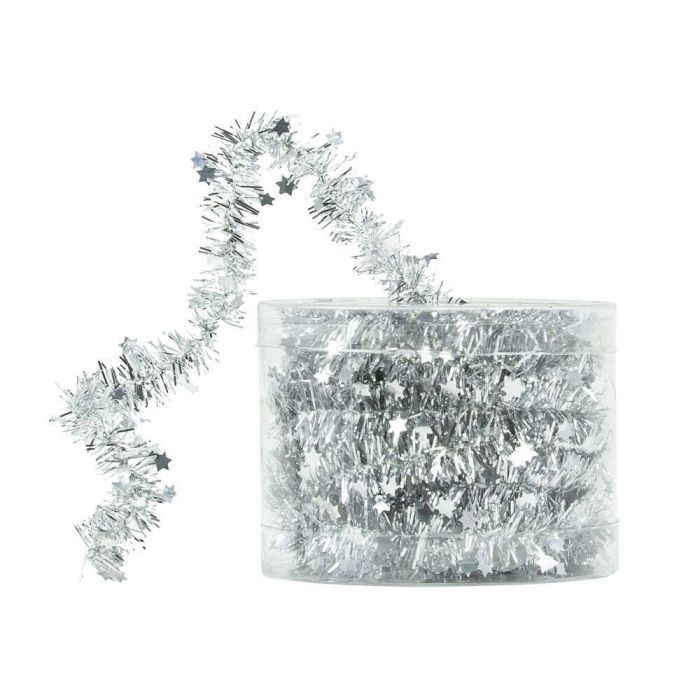 Tinsel Garlands - Silver