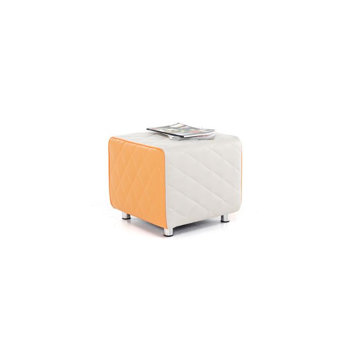 Break Out 1 Seater Square - Grey/Orange