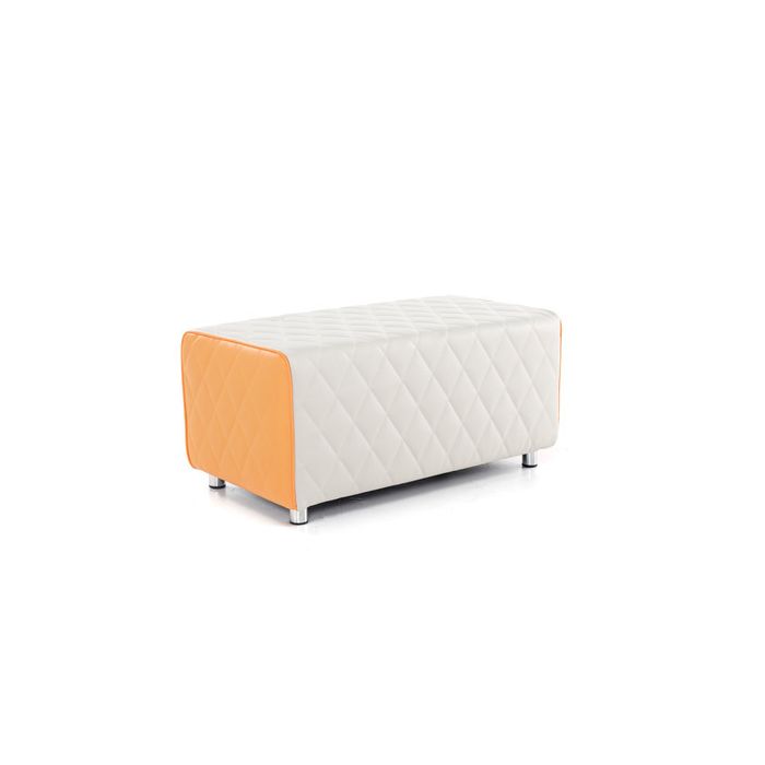 Break Out 2 Seater Rectangle - Grey/Orange