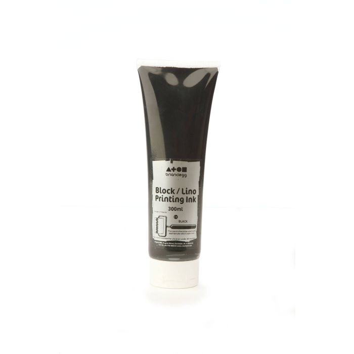 Block Printing Ink 300ml - Black