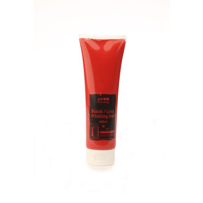 Block Printing Ink 300ml - Red