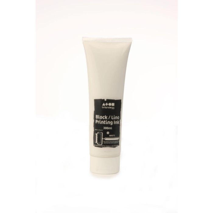 Block Printing Ink 300ml - White