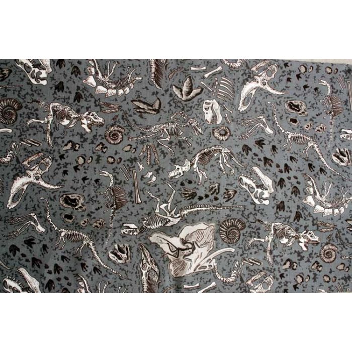 Fossils Display Textile