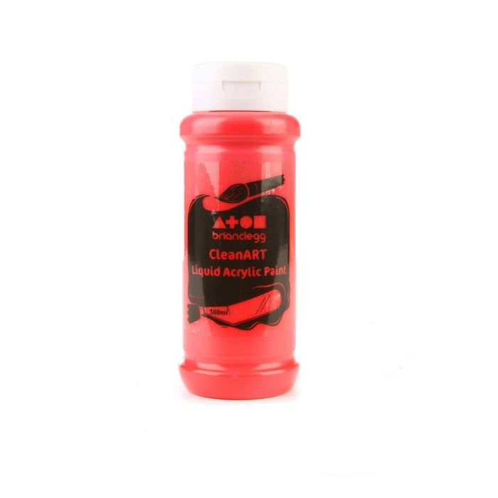 CleanART Acrylic Paint 500ml - Red