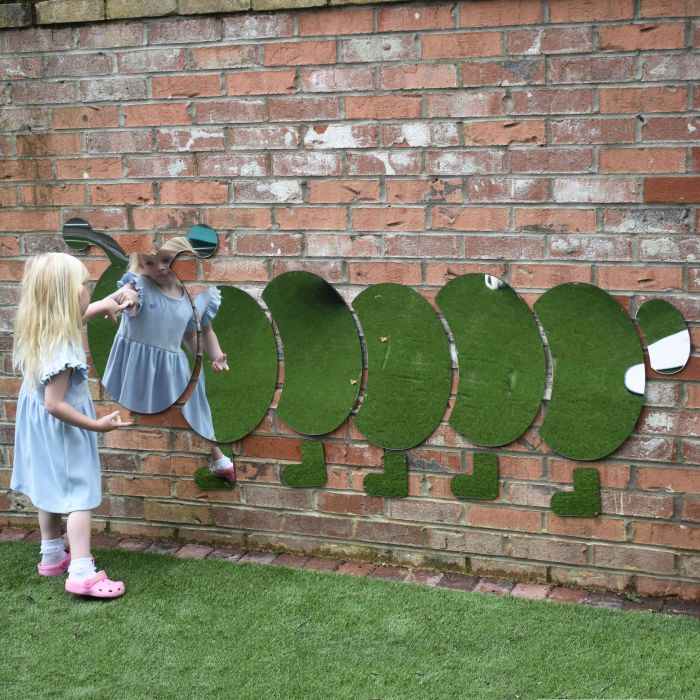 Outdoor/Indoor Giant Caterpillar Mirror