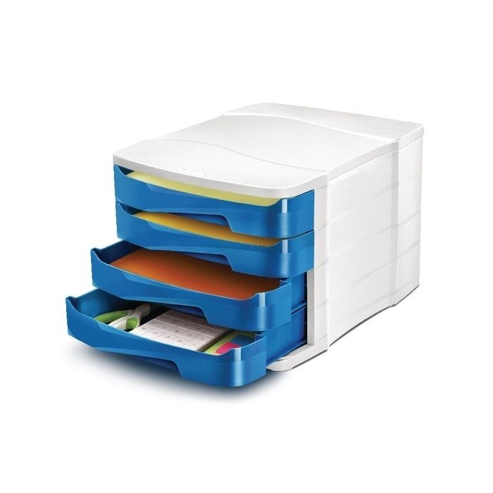 Ceppro Gloss 4 Drawers Module - Blue