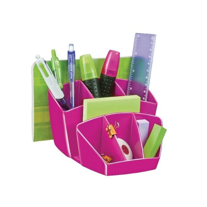 Ceppro Gloss Desk Tidy - Pink