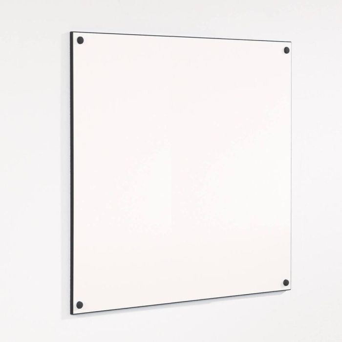 Colour Edged Frameless Whiteboard 900 x 600mm - Back Edge