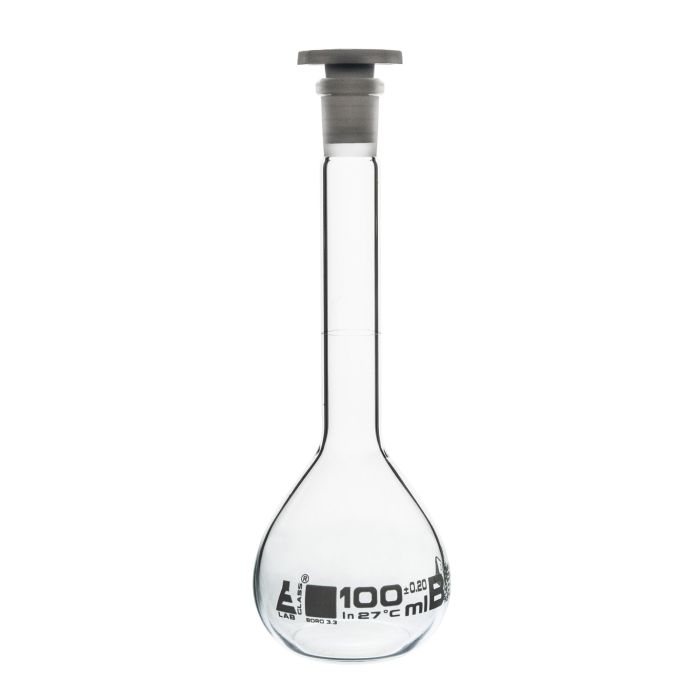 Stoppered Volumetric Flask - Pack of 2 - 100ml