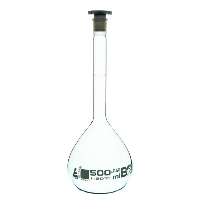 Stoppered Volumetric Flask - Pack of 2 - 500ml