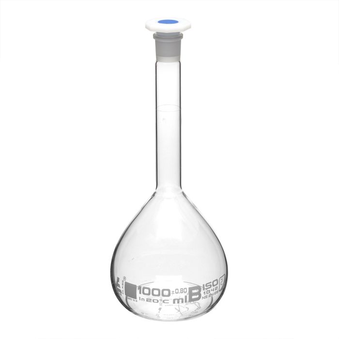 Stoppered Volumetric Flask - Pack of 2 - 1000ml