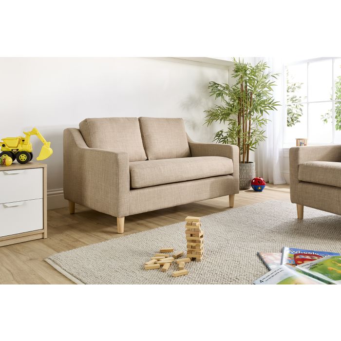 2 Seater Cuddle Sofa - Natural