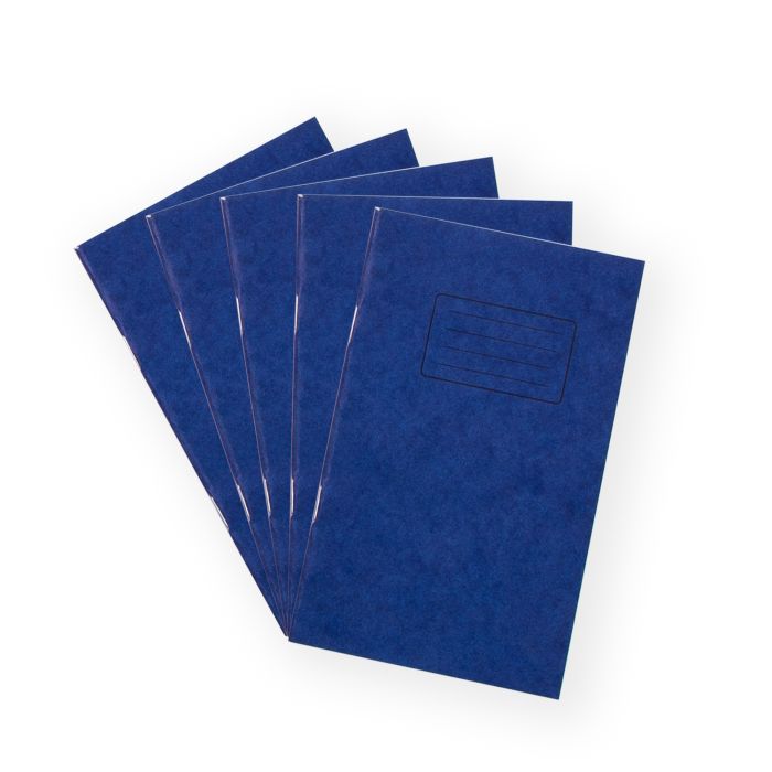 165 x 100mm Notebook 48 Page- 7mm Ruled- Blue - Pack of 100