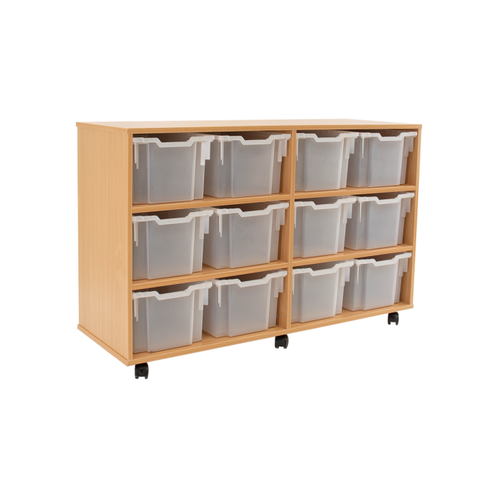 12 Extra Deep Tray Unit - Clear Trays