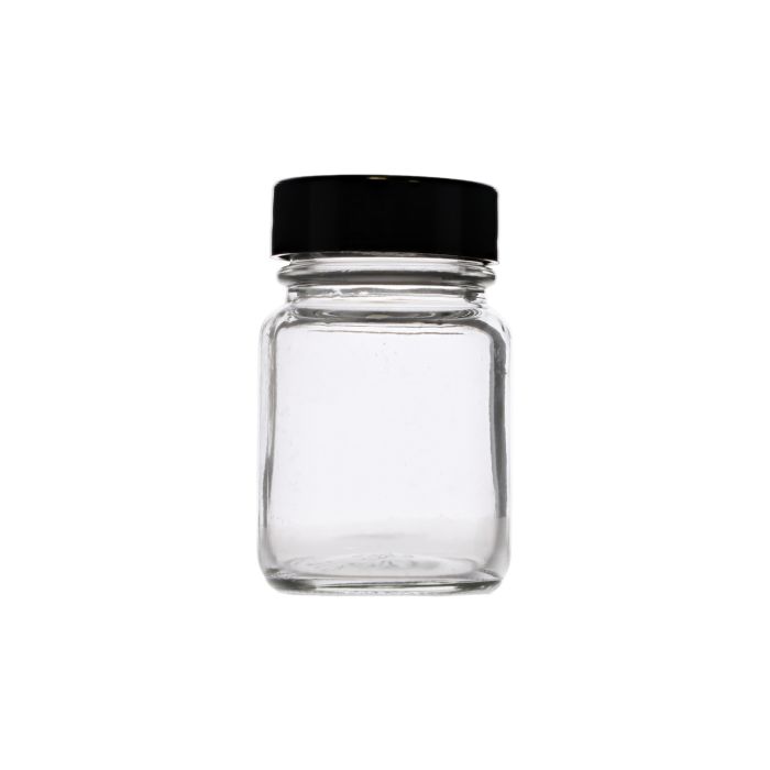 Clear Glass Jar with Screw Cap - 60ml - Pack of 10