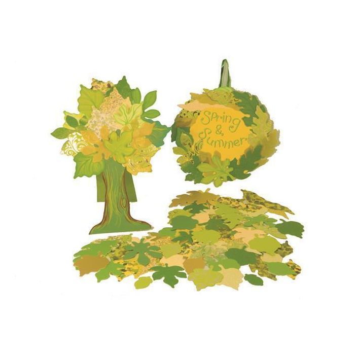 Paper Spring/Summer Leaves - Pack of 250