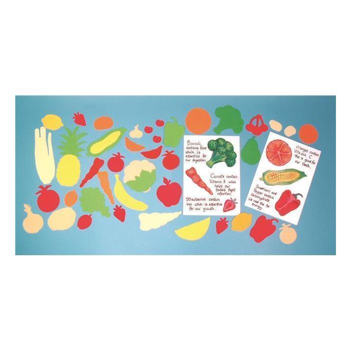 Fruit & Veg Paper Shapes - Pack of 400