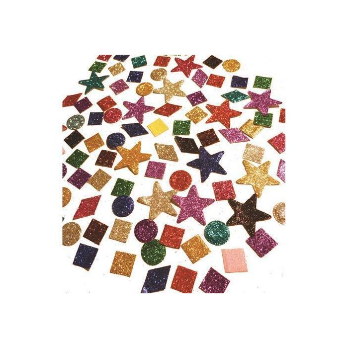 Mixed Glitter Shapes - Pack of 3000