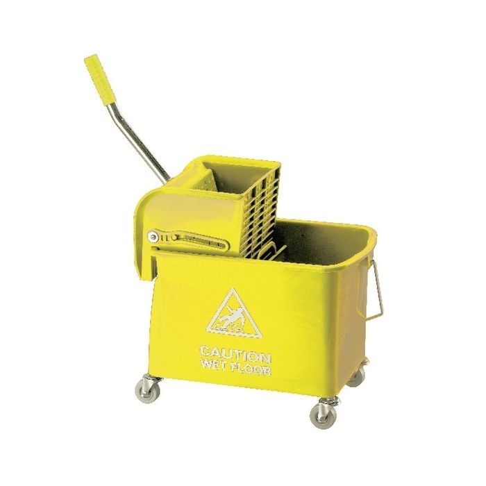 Mobile Mop Bucket 15L - Yellow