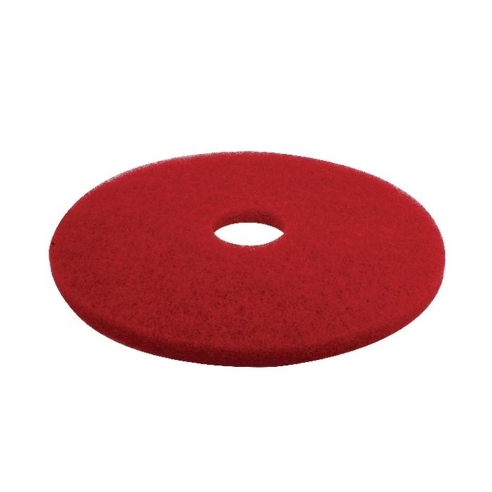 Buffing Floor Pad 17in - Red - Pack of 5