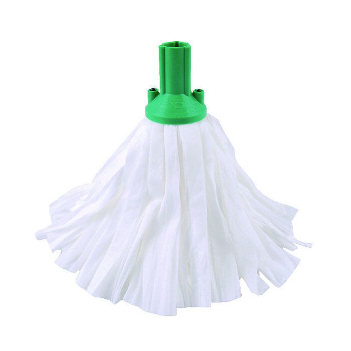 Big Exel Mop Heads - Green - Pack of 10