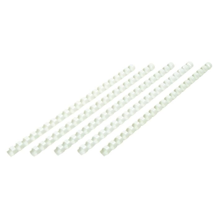 Binding Combs A4 21 Ring 12mm - White - Pack of 100