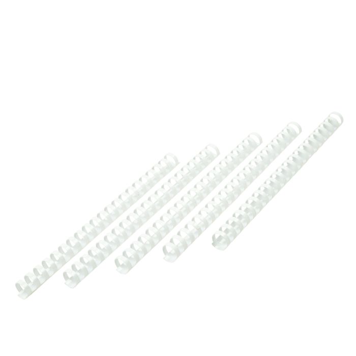 Binding Combs A4 21 Ring 20mm - White - Pack of 100