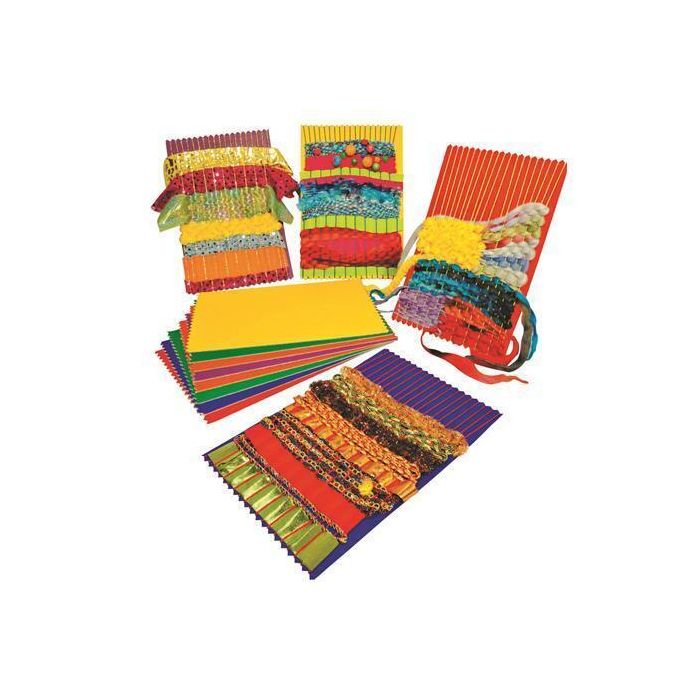 Rainbow Weaving Cards - Pack of 20