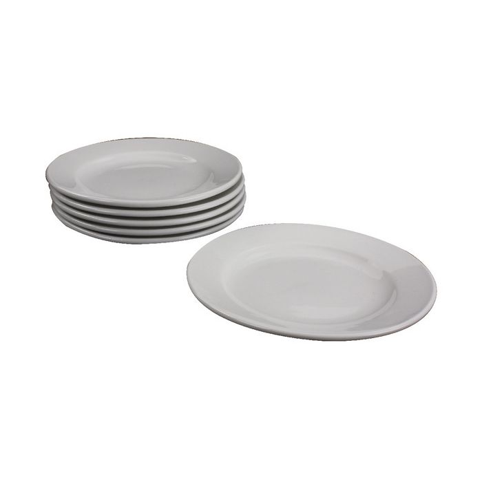 White Side Plate - Pack of 6