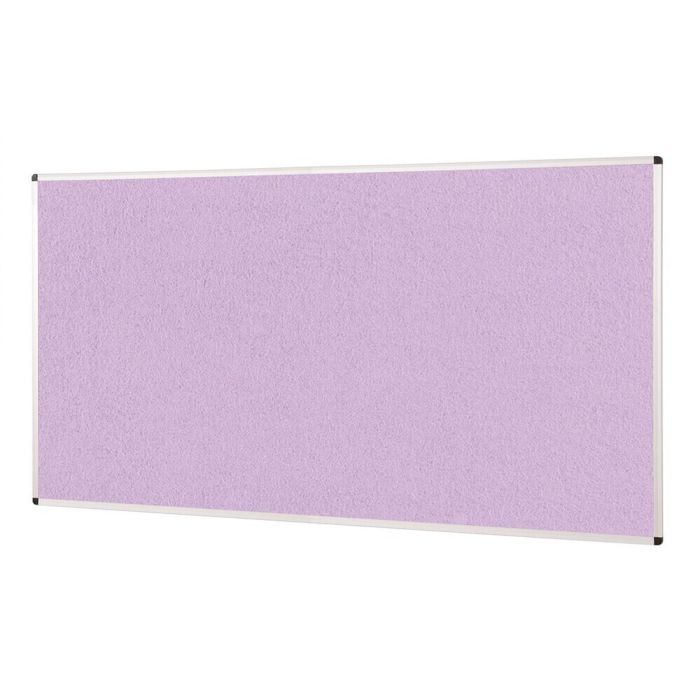 ColourPlus Vibrant Noticeboard Aluminium Frame 1200 x 1800mm - Lilac