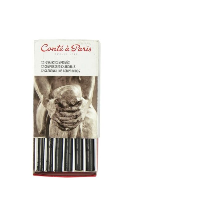 Conte Compressed Charcoal - Pack of 12