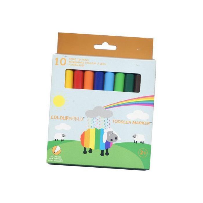 Colourworld Toddler Markers - Pack of 10