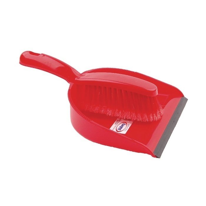 Dustpan & Brush Set - Red
