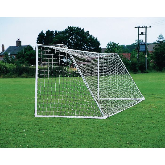 Harrod Sport Wheelaway Heavyweight Goal - 7.32 x 2.44m - 165kg - Senior - White