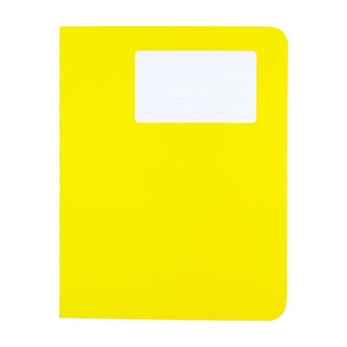Durabook Exercise Books 9 x 7in 80 Page 8mm F&M - Yellow - Pack of 100