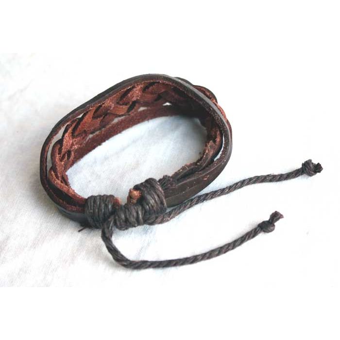 Viking Leather Bracelet