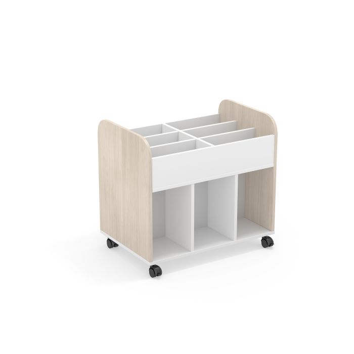 Dan Resource Trolleys - Wood Grain