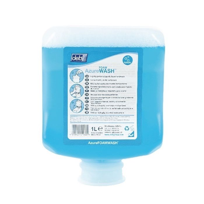 Deb Azure Foam Wash 1L Cartridge - Pack of 6