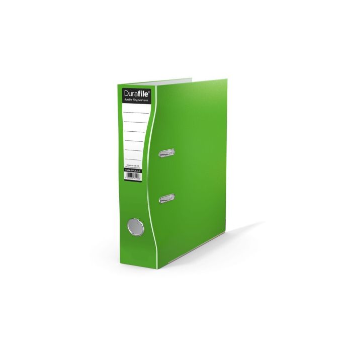 DuraFile Lever Arch File A4 - Light Green - Pack of 10