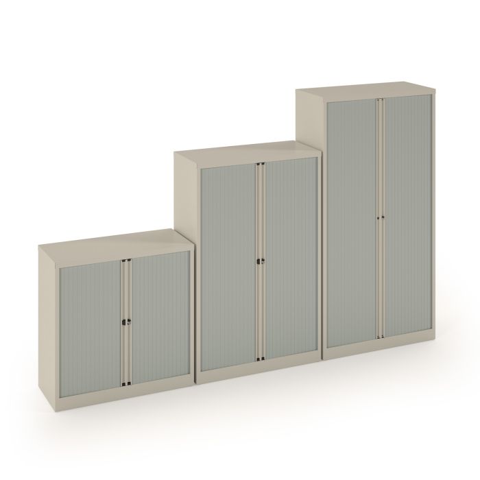 Classmates Tambour Unit - Grey - 1000mm