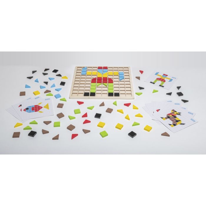 Educational Advantage Wooden Mosaic Set