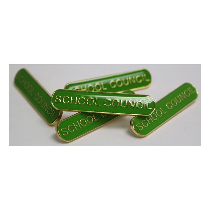 School Council Badge - Green - Pack of 10
