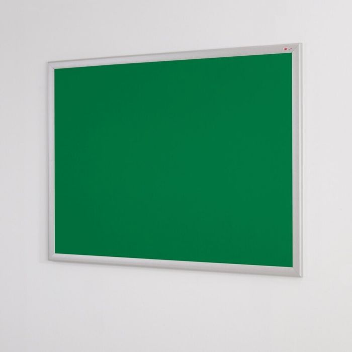 Eco Friendly Aluminium Framed Noticeboard 1200 x 900mm - Green