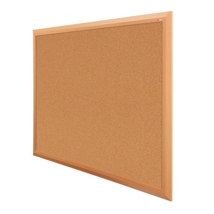 Eco-Premier Felt Noticeboard 1200 x 1200mm - Cork