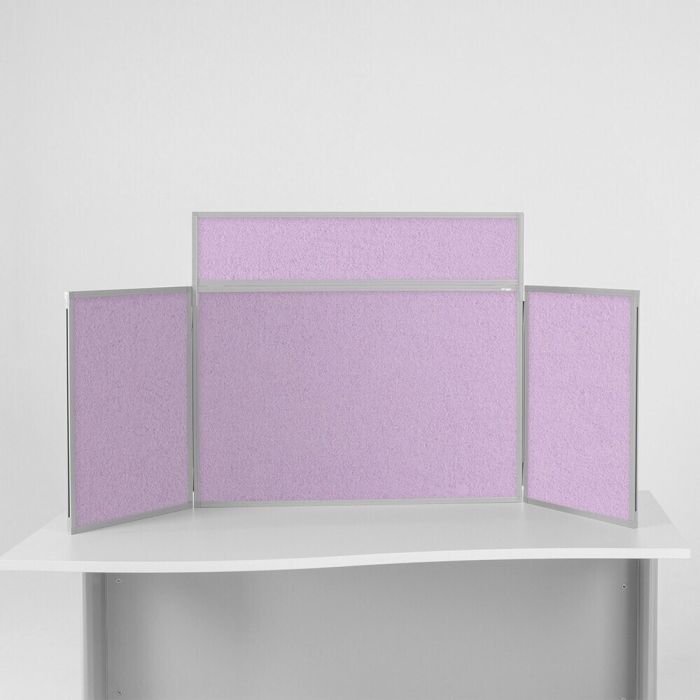 Mini Busyfold Light Table Top Kit With Header & Carry Bag - Lilac