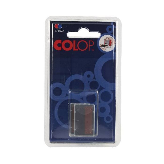 S160 Colop Replacement Pad Self Inking Mini Text & Date Stamp - Pack of 2