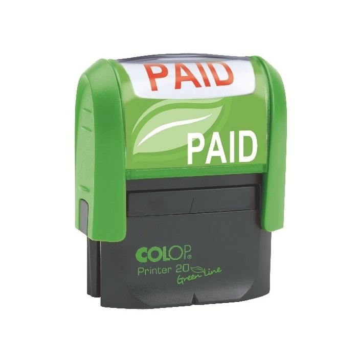 Colop Self Inking Word Phrase Stamp - Paid